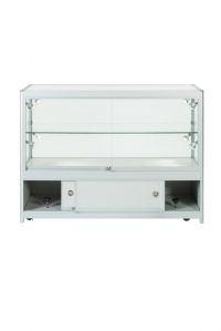 Aluminium Display Cabinet with Small Storage Area